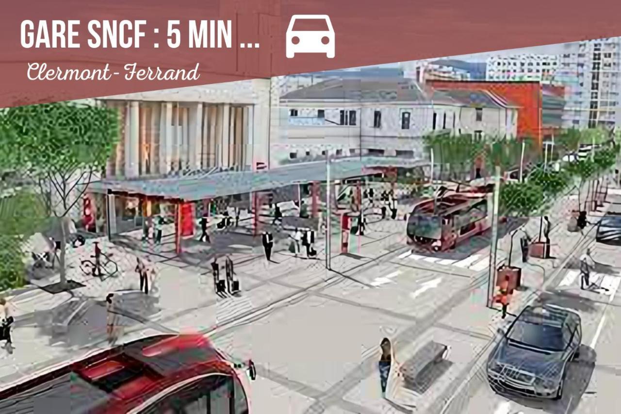 #Le Cocon Des Volcans#Parking Prive/Montferrand Clermont-Ferrand Exterior photo